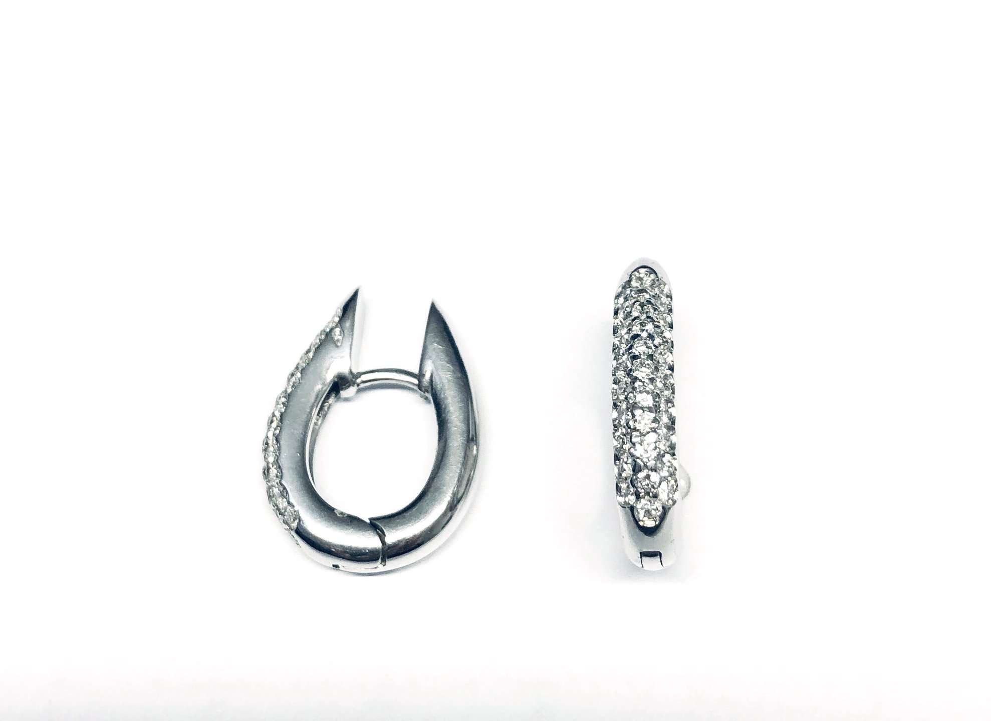 Orecchini cerchio pave’ 0025